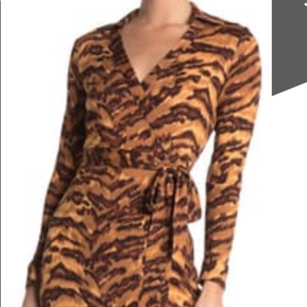 Diane Von Furstenberg Silk Jersey Wrap Dress